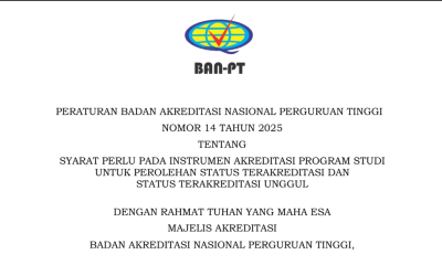 BAN-PT Terbitkan Matriks Instrumen Akreditasi 6 Kriteria: Panduan Baru bagi Program Studi dalam Penyusunan LKPS dan LED