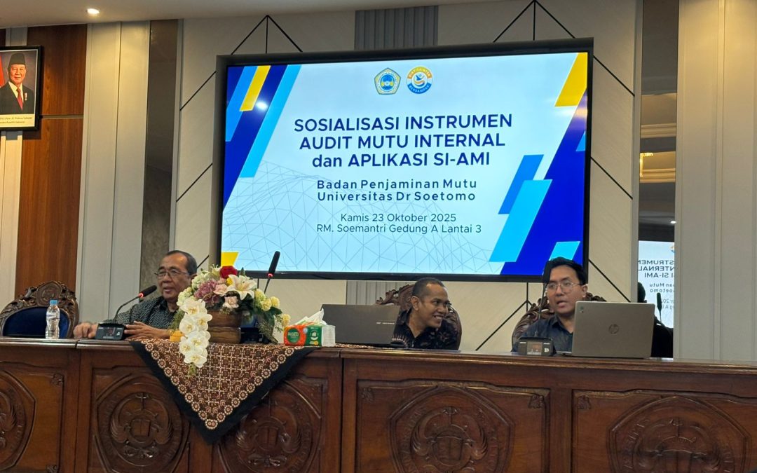 Badan Penjaminan Mutu Unitomo Sosialisasikan Instrumen Audit Mutu Internal dan Aplikasi SI-AMI untuk Penguatan Sistem Penjaminan Mutu Digital